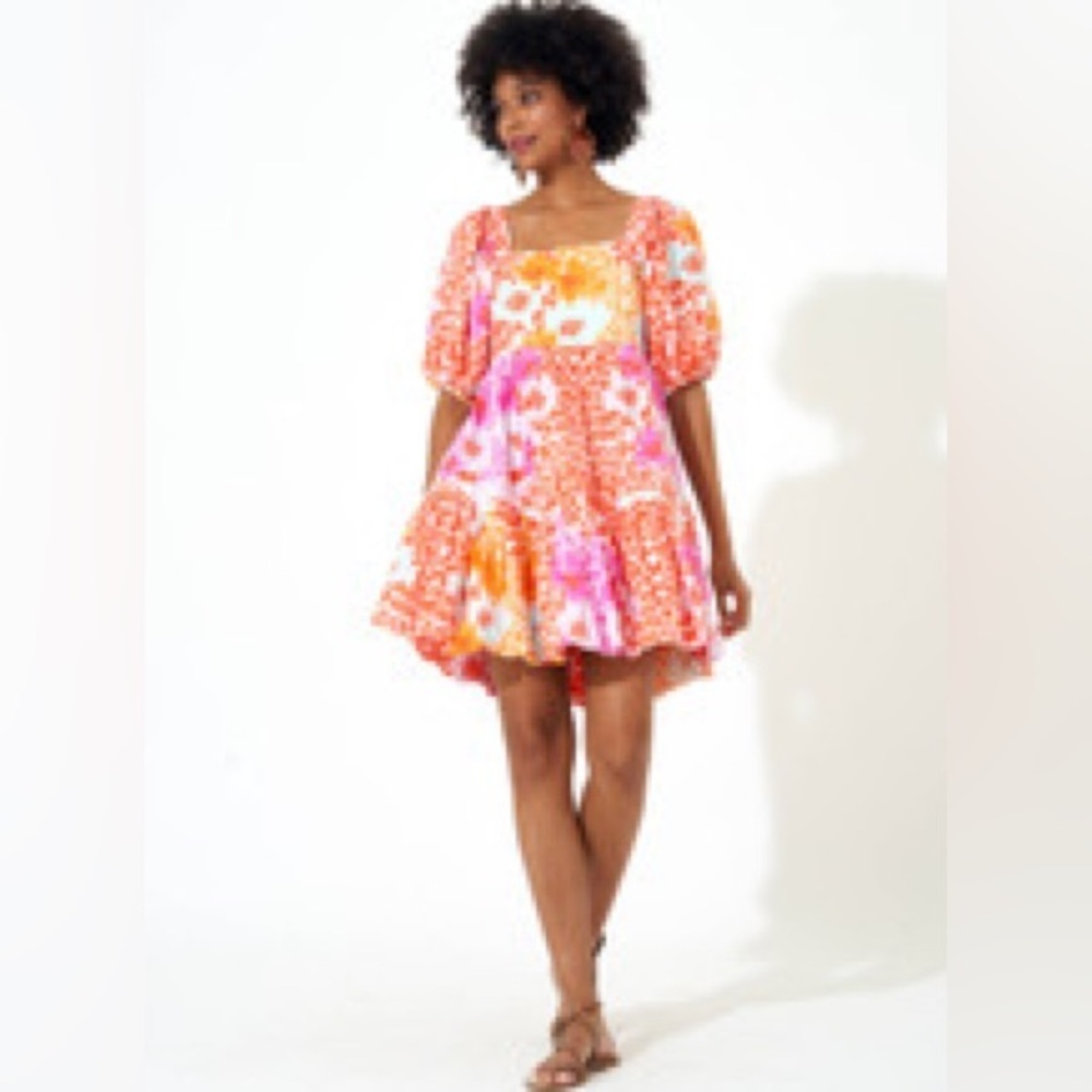 Oliphant TUCKERNUCK Bubble Skirt Mini, Antigua Orange (D6) - Picture 10 of 10